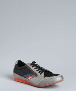 Kenneth Cole Reaction grey colorblock leather Double the Fun 