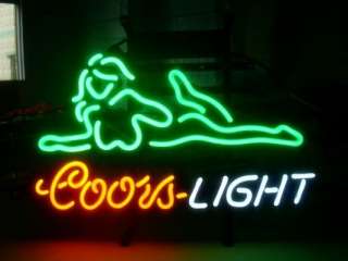 Coors Light Girl Logo Beer Bar Pub Store Neon Sign M11  