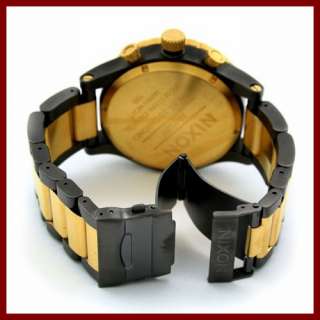 NIXON 51 30 Chrono A083 595 Gunmetal / Gold Watch A083 595  