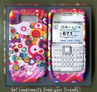 Nokia e71 e71x Straight Talk cover case design multi  