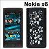 Black Silicone Skin Case Gel Cover for Nokia X6 X 