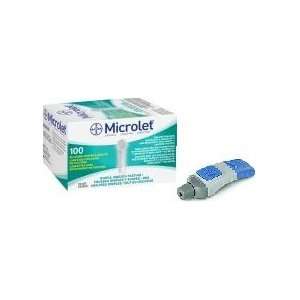  Microlet 2 Lancing Device + 100 Microlet Lancets Health 
