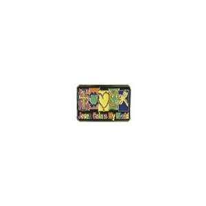  Jesus Colors My World Lapel Pin Pack of 12