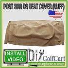  DS Post 2000.5 Golf Cart Seat Back Cover   OEM Backrest   Buff Vinyl
