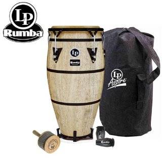 Latin Percussion LP Rumba 12 Tumbadora Drum (LP612) with LP201BK P LP 