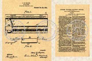 1921 OUIJA BOARD HARRY BIGELOW Patent   Board Game #698  