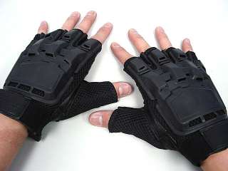 SWAT Half Finger Airsoft Paintball Tactical Gear Gloves  