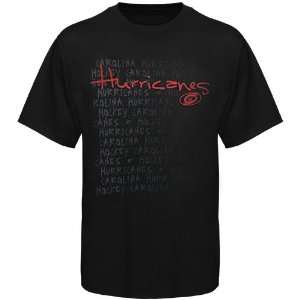   Carolina Hurricanes Youth Black One Timer T shirt