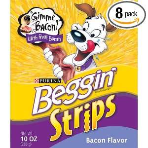 Beggin Strips, Bacon Flavor Dog Snacks, 10 Ounce Value Packs (Pack of 