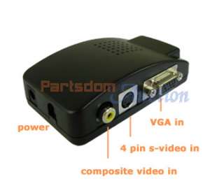 RCA Composite+S Video+VGA to VGA Monitor DVD PC Switch  