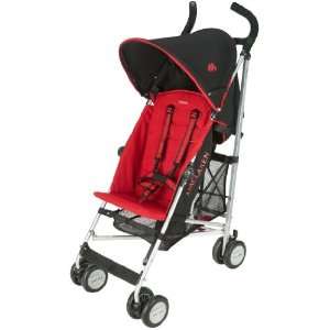  Maclaren Triumph Stroller, Black/Scarlet Baby