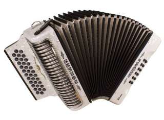   Xtreme II Accordion, 34 Button, GCF/ SOL, Pearl White, New  