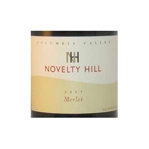  Novelty Hill Merlot 2007 750ML Grocery & Gourmet Food