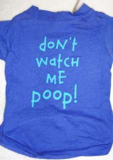 Dog Clothes T Shirt FUNNY PHRASES size XS S  