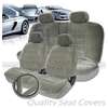 15pc Pink Zebra Car Seat Steering Wheel Covers Mats Set  