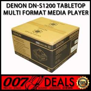 Denon DN S1200 DIGITAL MEDIA TURNTABLE DJ CLUB MIXER  CD CDRW 