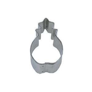 com 2.5 Pineapple cookie cutter constructed of tinplate steel. Hand 