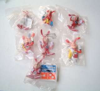 DOMINOS PIZZA 1986   1993 8 PC MIP & LOOSE NOID SET  