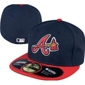 Atlanta Braves New Era 5950 On Field Fitted Blue & Red Tomohawk 