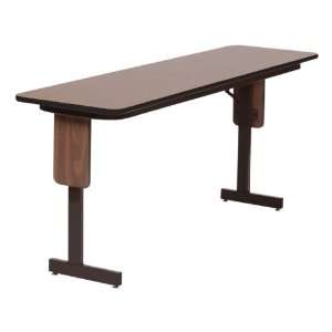  Panel Leg Training Table Fixed Height 24 W x 96 L 
