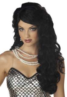 Mermaid Halloween Costume Wig (Black)  