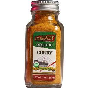 Red Monkey Organic Curry Powder, 0.8 Ounce Bottles (Pack of 6)  