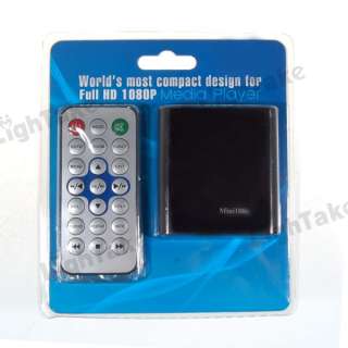 NEW Portable Mini 1080P Full HD Media Player with SD/ USB/ HDMI/ AV 