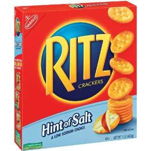 Nabisco Ritz Crackers Hint of Salt   12 Pack