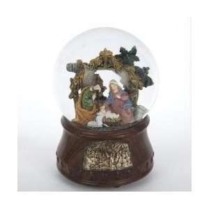  Musical Nativity Mary, Joseph & Baby Jesus Silent Night 