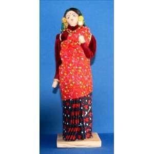  International Doll   Handmade Tall Ethnic Doll From Nepal 