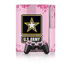 Sony Original PS3 MATTE Finish Console Skin by DecalGirl ~ ARMY PINK 