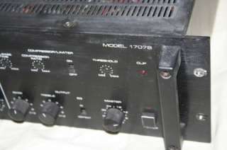   ALTEC LANSING 1707B Power Amplifier/Mixer RACK MOUNT pa Public Address