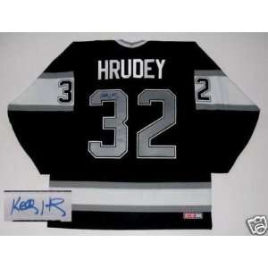 Kelly Hrudey Autographed Jersey   Vintage   Autographed NHL Jerseys