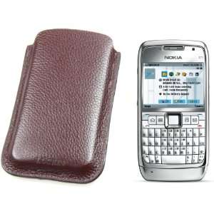  Lucrin   Case for Nokia E71   Granulated Cow Leather 