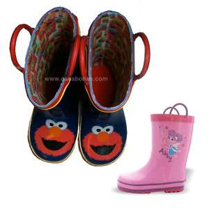   Street Shoes Elmo Abby Cadabby Rain Boots 5 6 7 723261390337  