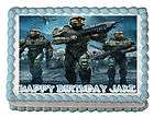 HALO WARS #3 Edible Cake Party Topper Decoration Image