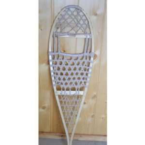   13x46 inch Wooden Snowshoe with Neoprene Lacing