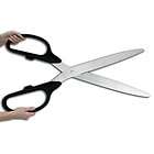 36 Black/Silver Ceremonial Ribbon Cutting Scissors for Grand Opening