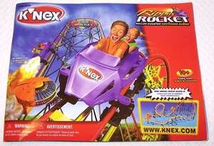 KNEX Rippin Rocket Roller Coaster Instruction Manual  