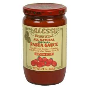 Alessi Pasta Sauce   Smooth Style Marinara   6 Jars (24 oz ea)