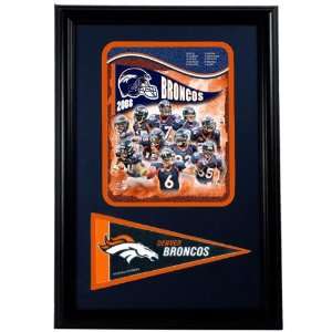   Team Pennant in a 12 x 18 Deluxe Photograph Frame