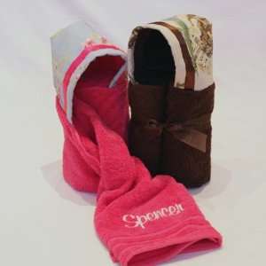  Personalized Vintage Print Hooded Towel Baby