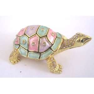  Bejeweled Trinket Box Turtle 02 