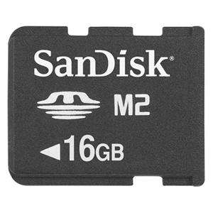 S6E 16GB SANDISK M2 MEMORY STICK MICRO CARD FOR PSP GO  