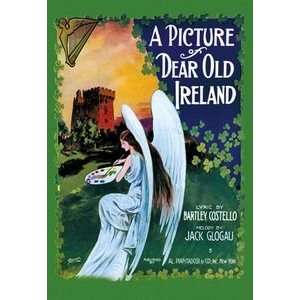  Picture of Dear Old Ireland   20x30 Gallery Wrapped Canvas 