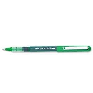  Vball Liquid Ink Roller Ball Pen, Extra Fine Point, Green 