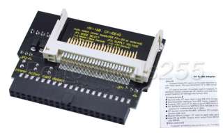 DUAL CF to 40Pin IDE Compact Flash Adapter Bootable  