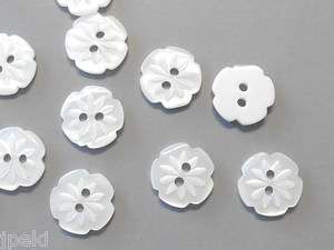 Lot of 50 Flower Shape Buttons 15mm Sewing Craft B105  