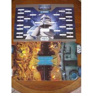   Wars The Clone Wars  Galactic Battle Game PLAYMAT 