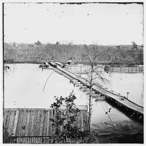  Broadway Landing,Va. Pontoon bridge across the Appomattox 